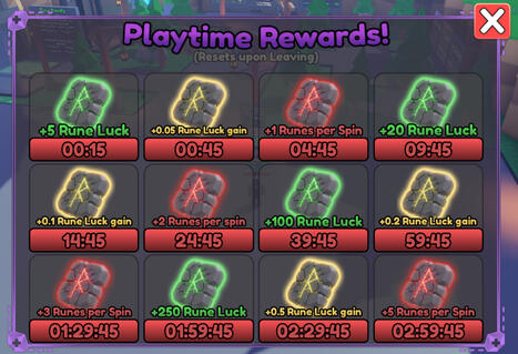 Playtime Reward Ui